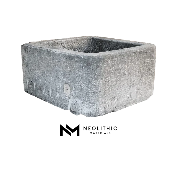 Antique Belgian Bluestone Trough Sink - Image 3